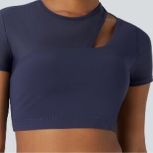 HALARA Deep Blue Crop Top
